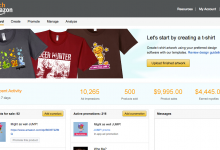 亚马逊推出Merch by Amazon​服务，帮助开发者售卖T恤来增加收入
