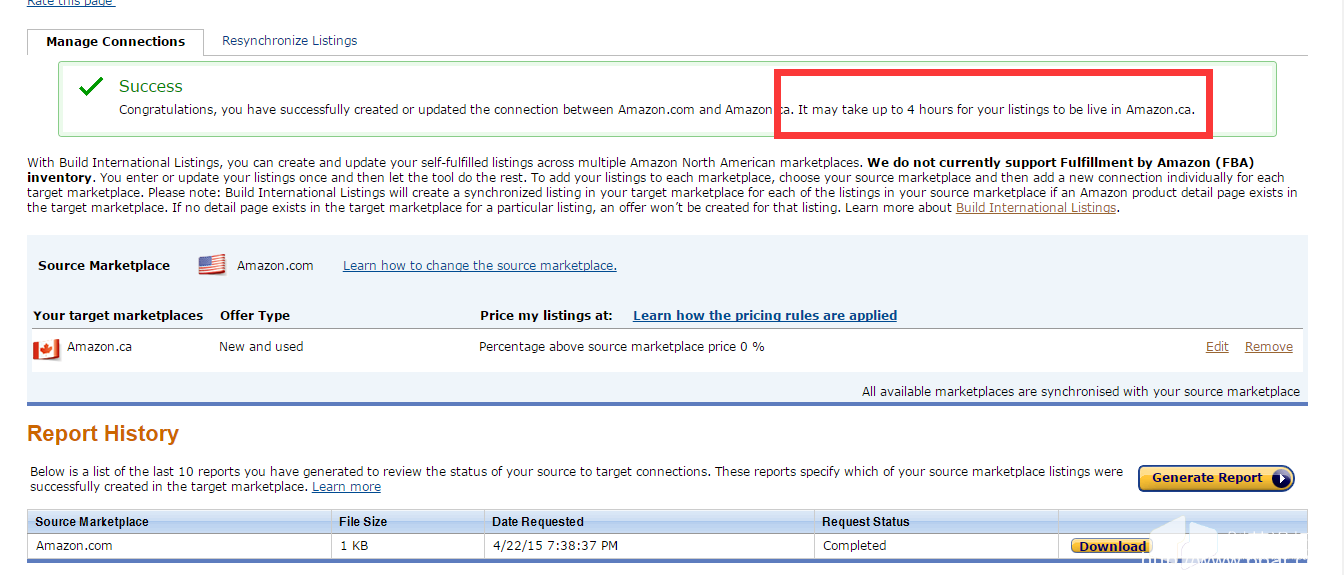 亚马逊美国加拿大 Build International Listings（亚马逊美国加拿大站互通）